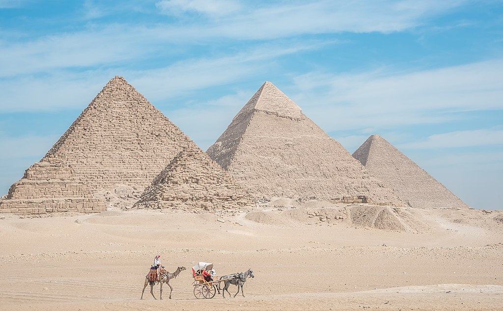 The Great pyramids of Giza
